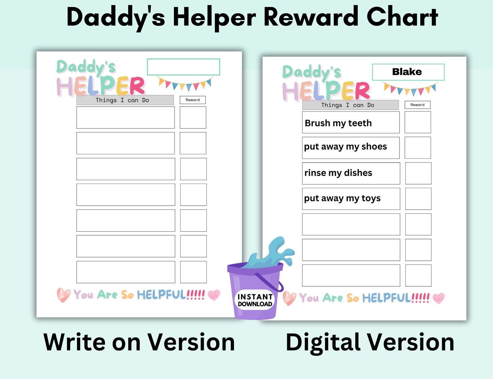 Positive Discipline Routine Chart Reward Chart for Kids, Good Behavior Chart, Gentle Parenting, Positive ...
