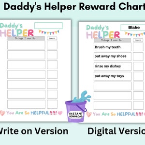 Reward Chart for Kids, Good Behavior Chart, Gentle Parenting, Positive ...