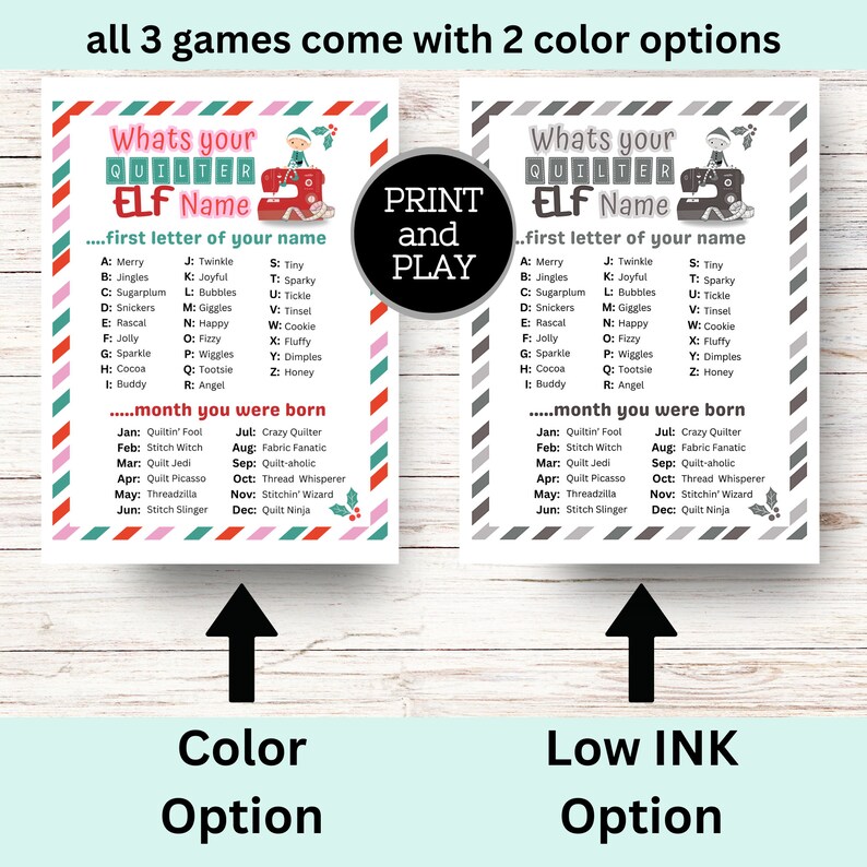 Christmas Quilt Game Bundle, Quilt Guild Games, Quilt Club, Retreat