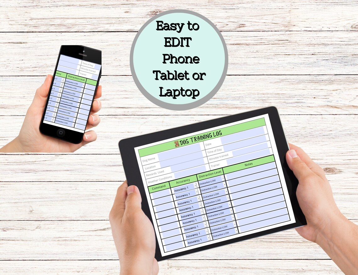 Dog Training Log, Puppy Training Log, Dog Training Journal, Dog