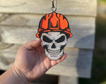 Men’s Skull Car Freshies / Blue Collar Freshies / Guy Freshies / Men’s Freshie / Hard Hat Freshie / Car Scents / Car Freshener