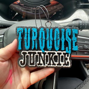 Western Punchy Car Freshies / Turquoise Western Freshies / Cowboy Freshie / Cowgirl Freshie / Car Scents / Car Freshener