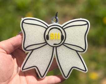 911 Dispatcher Freshies / Dispatch Freshies / Emergency Communication Bow Freshie / First Responder Freshie / Car Scents / Car Freshener