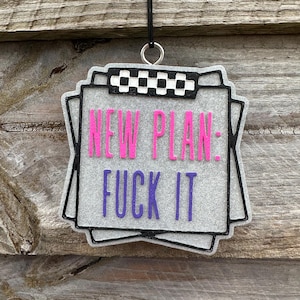 Funny Car Freshies / Sarcastic Freshies / Unhinged Freshies / F It Freshie / Car Scents / Car Freshener