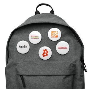 Bitcoin Pins - 5 BTC Pin Bundle - Great Gift For Bitcoin Fans - Satoshi Depot