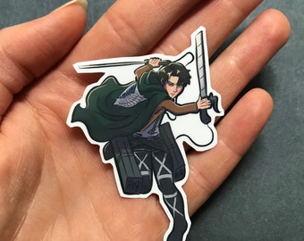 Levi AOT Anime Sticker | Fanmade Vinyl Decal