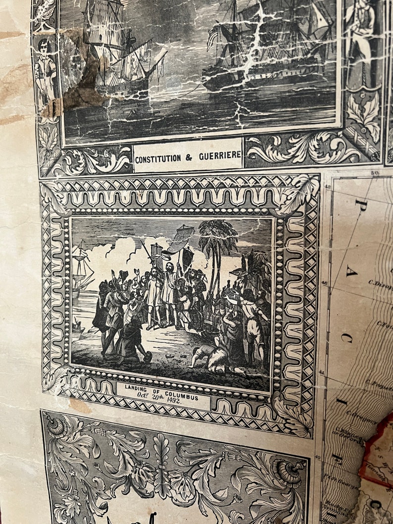 Antique Pictorial Wall Map of the - Il 794xN.4833537116 5cvm 