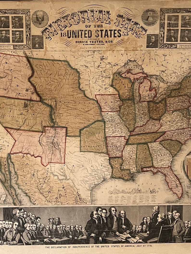 Antique Pictorial Wall Map of the - Il 794xN.4833531090 10d7 