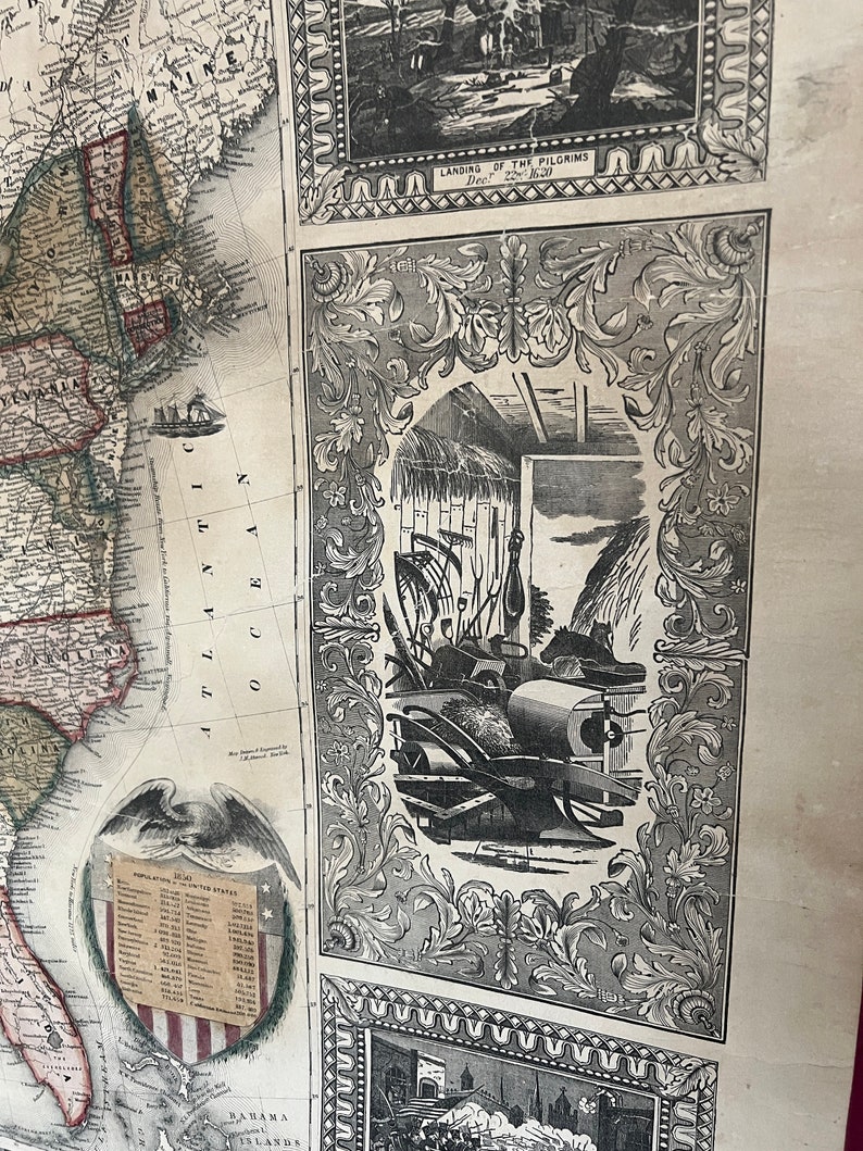 Antique Pictorial Wall Map of the - Il 794xN.4881791671 68ve 