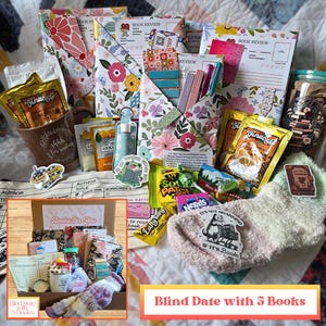 Blind Date with 5 Books, Gift for Book Lover, Add-On Available