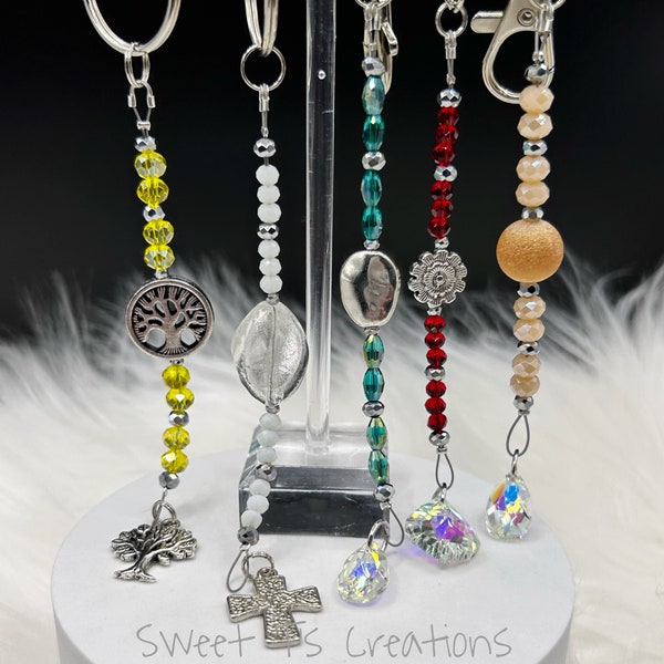 Customized Crystal Sun Catcher with Charm, Car Rear View Mirror Charm, Bling, Perfect Gift, Suncatcher, One of A Kind