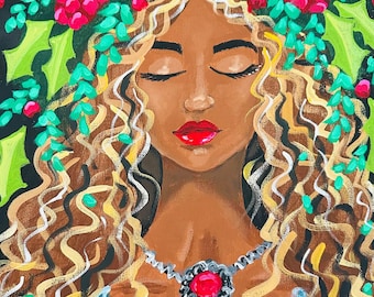 NEW - Beautiful Goddess Painting Kit - Paint Your Own - Hand-Drawn - Canvas Painting - Paint & Sip - Paint Party - Paint Kit - DIY Paint Kit
