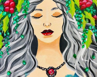 NEW 3 Beautiful Goddess Painting Kit - Paint Your Own - Hand-Drawn - Canvas Painting - Paint & Sip - Paint Party - Paint Kit - DIY Paint Kit