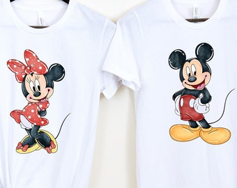 Mickey and Minnie Shirt, Disney Couple Shirt, Vintage Mickey Minnie Shirt, Disney Family Vacation, Disney Kids shirt, Disneyworld