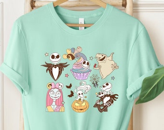 Maglietta di Halloween da incubo retrò