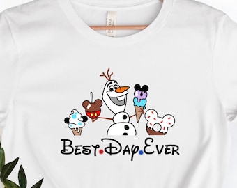 Olaf Best Day Ever Shirt, Best Day Ever Olaf Shirt, Best Day Ever Olaf Snacks Shirt, Disney Frozen Snacks Shirt, Disney Olaf Snacks T-shirt