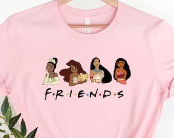 Disney Princess Friends Shirt, Disney Watercolor Shirt, Disney Girl Trip, Princess Shirt, Princess Tee, Disney Family Trip, Princess Castle.