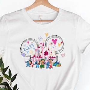 Disney 2025 Lilo And Stitch Shirt, Stitch Shirt, Cute Stitch Shirt, Disney Valentine Trip Shirt, Best Shirt For Kids, Ohana Valentines Shirt