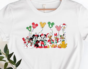 Disney Friends Christmas Shirt, Mickey Christmas Shirt, Christmas Lights Shirt, Christmas Gifts, Disneytrip Shirt, Disney Christmas.
