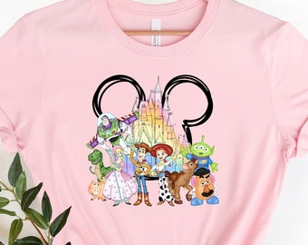 Disney Castle Toy Story Shirt, Disney Watercolor Toy Story Shirt, Disney Character shirts, Disney Family Trip shirt, Disney Group Shirt 2025