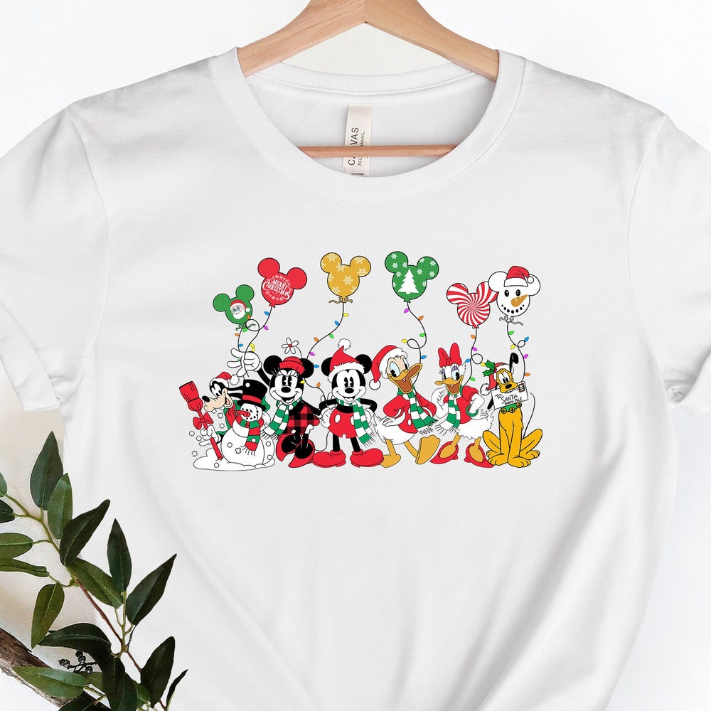 Disney Friends Christmas Shirt, Mickey Christmas Shirt, Christmas Lights Shirt, Christmas Gifts, Disneytrip Shirt, Disney Christmas.