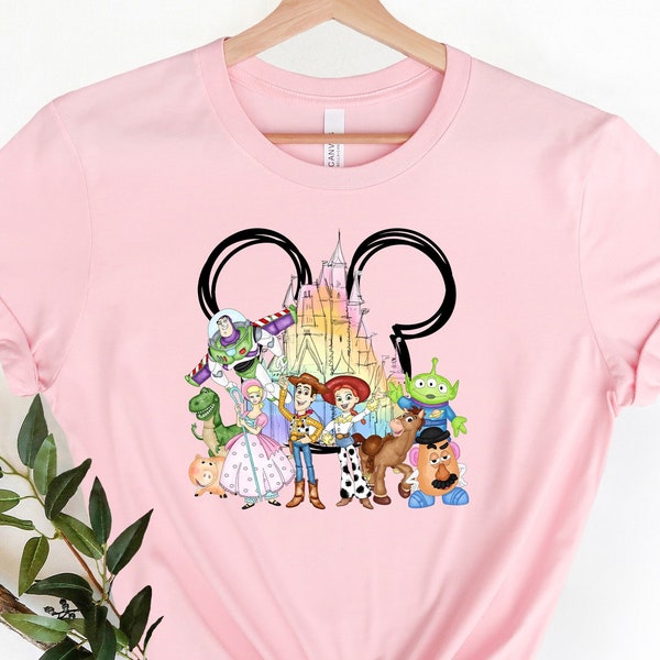 Disney Castle Toy Story Shirt, Disney Watercolor Toy Story Shirt, Disney Character shirts, Disney Family Trip shirt, Disney Group Shirt 2025