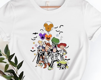Camisa Disney Halloween Toy Story, camisa Disney Halloween Family Trip 2024