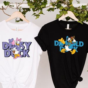 Donald und Daisy Shirt, Daisy Duck Shirt, lustiges Disney Shirt, Disney Familie Shirt, Daisy Duck Shirt, Kinder Disney Shirt, Disney Paar Shirt