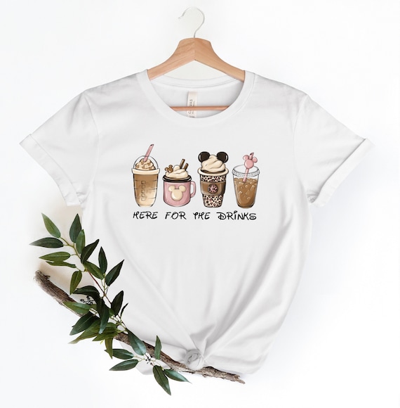 Disney Here For The Drinks Shirt, Disney Drinking Shirt, Disney Adult Shirt, Disneyland Shirt, Theme Park Shirt, Disneyland Trip Shirt.