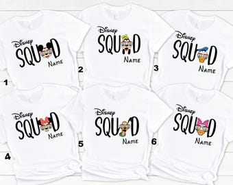 Disney familie shirts, familie Disneyworld shirts, Disneyland familie-uitje shirt, Disney Squad shirts, bijpassende familie Disney shirts
