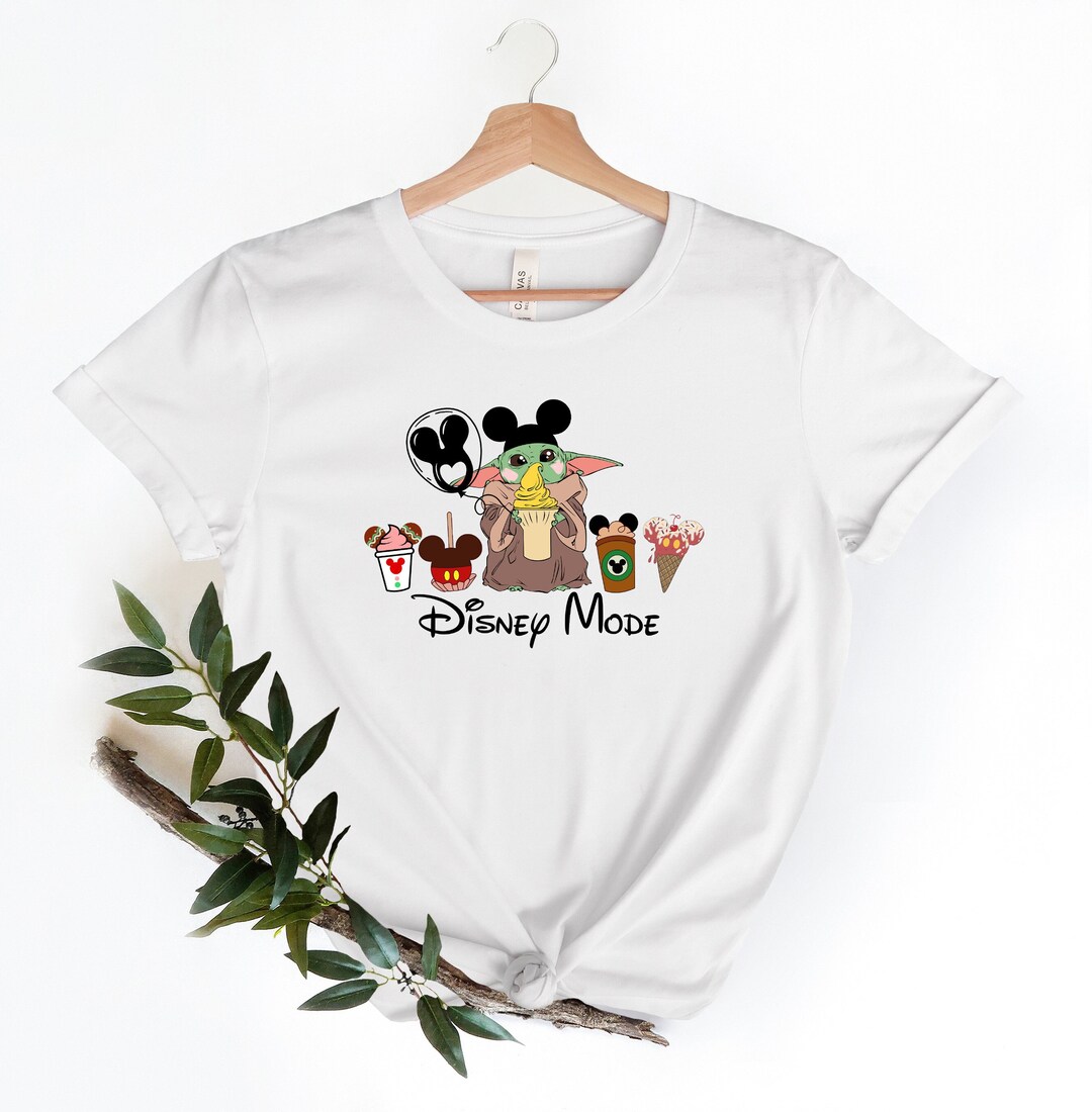 Baby Yoda Disney Mode Shirt, Disney Yoda Shirt, Disney Mode
