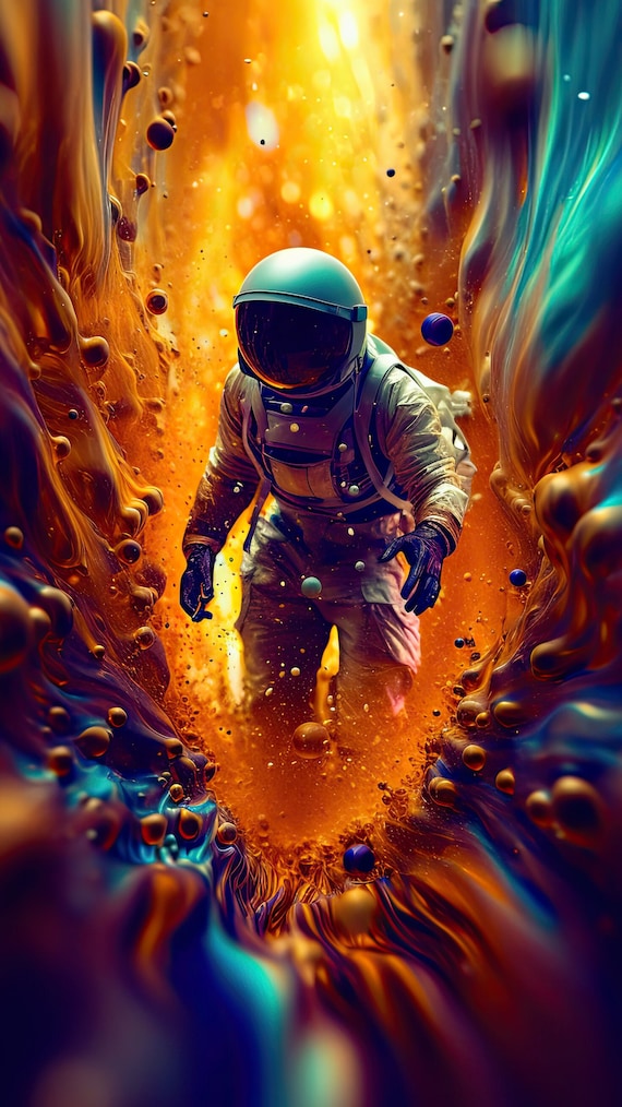 Astronaut In The Ocean Live Wallpaper