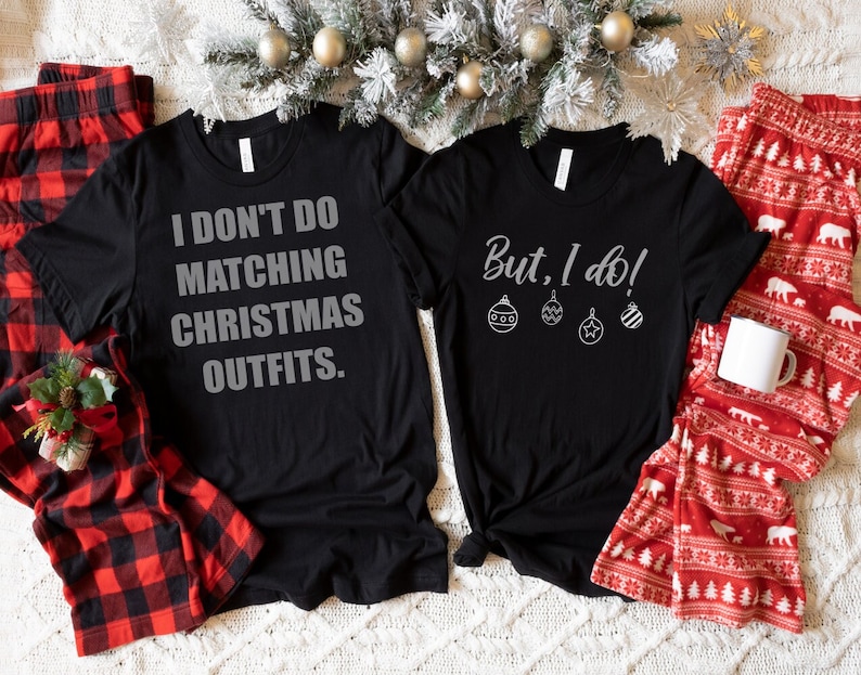 I Dont Do Matching Christmas Outfits, but I Do Combo Bundle SVG Digital