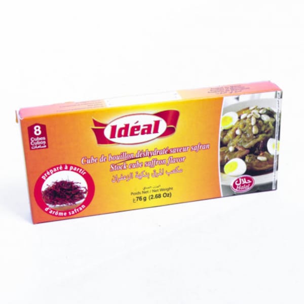 Halal IDEAL Broth Saffron Flavour 8 cubes