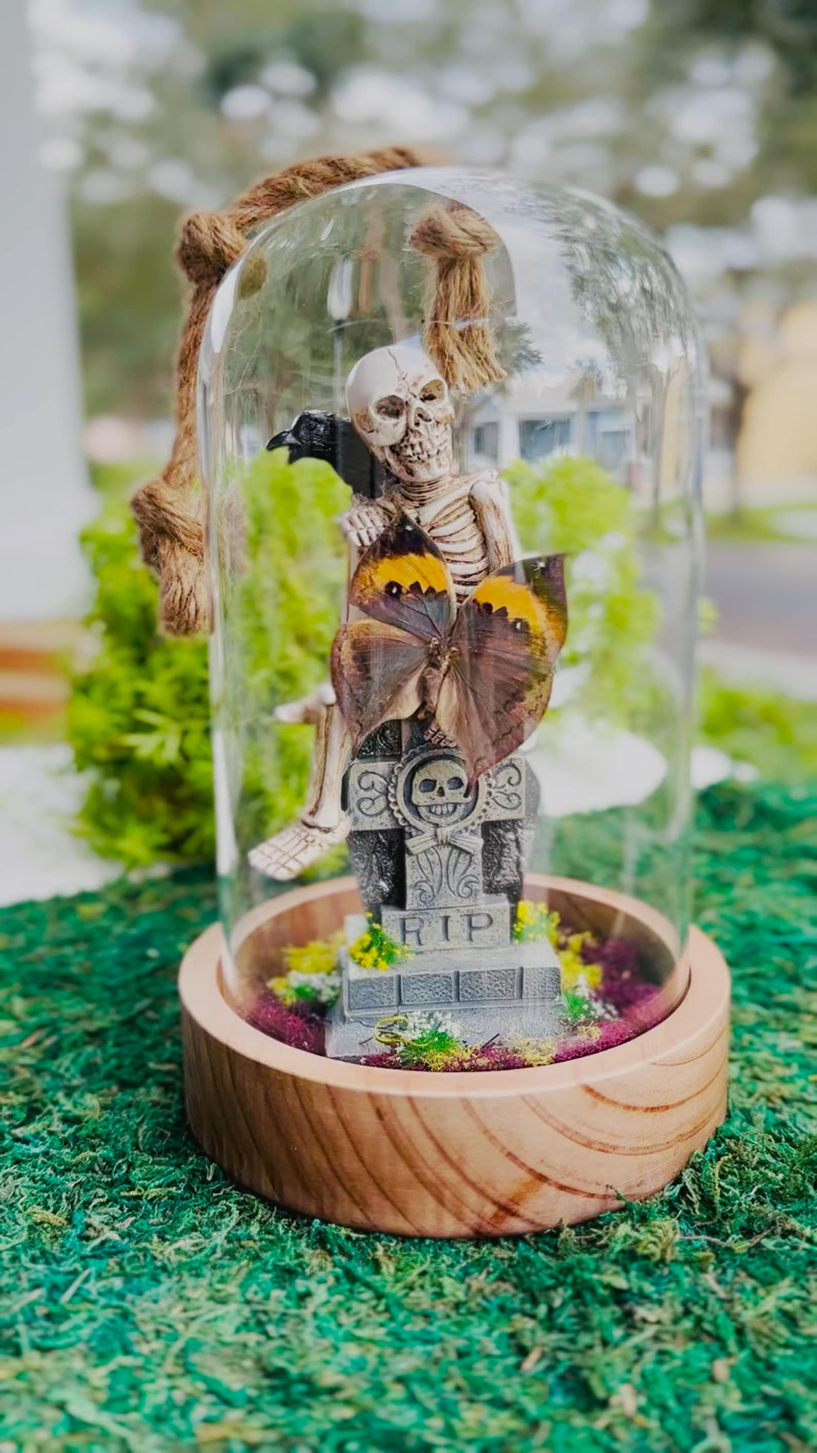 Image of Halloween Skeleton Cloche