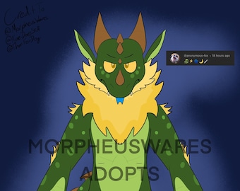 Dragon Monster Furry Adoptable