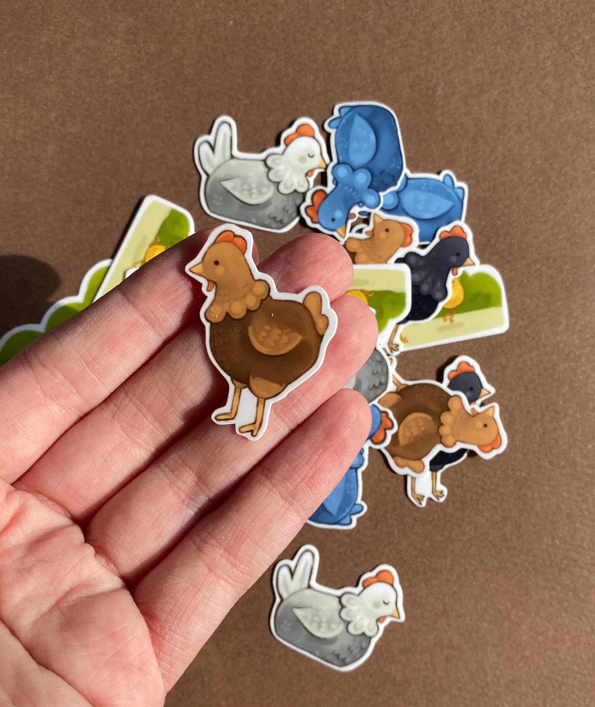Chicken Sticker Pack / Vinyl Sticker / Laptop Sticker / Farm Animal ...
