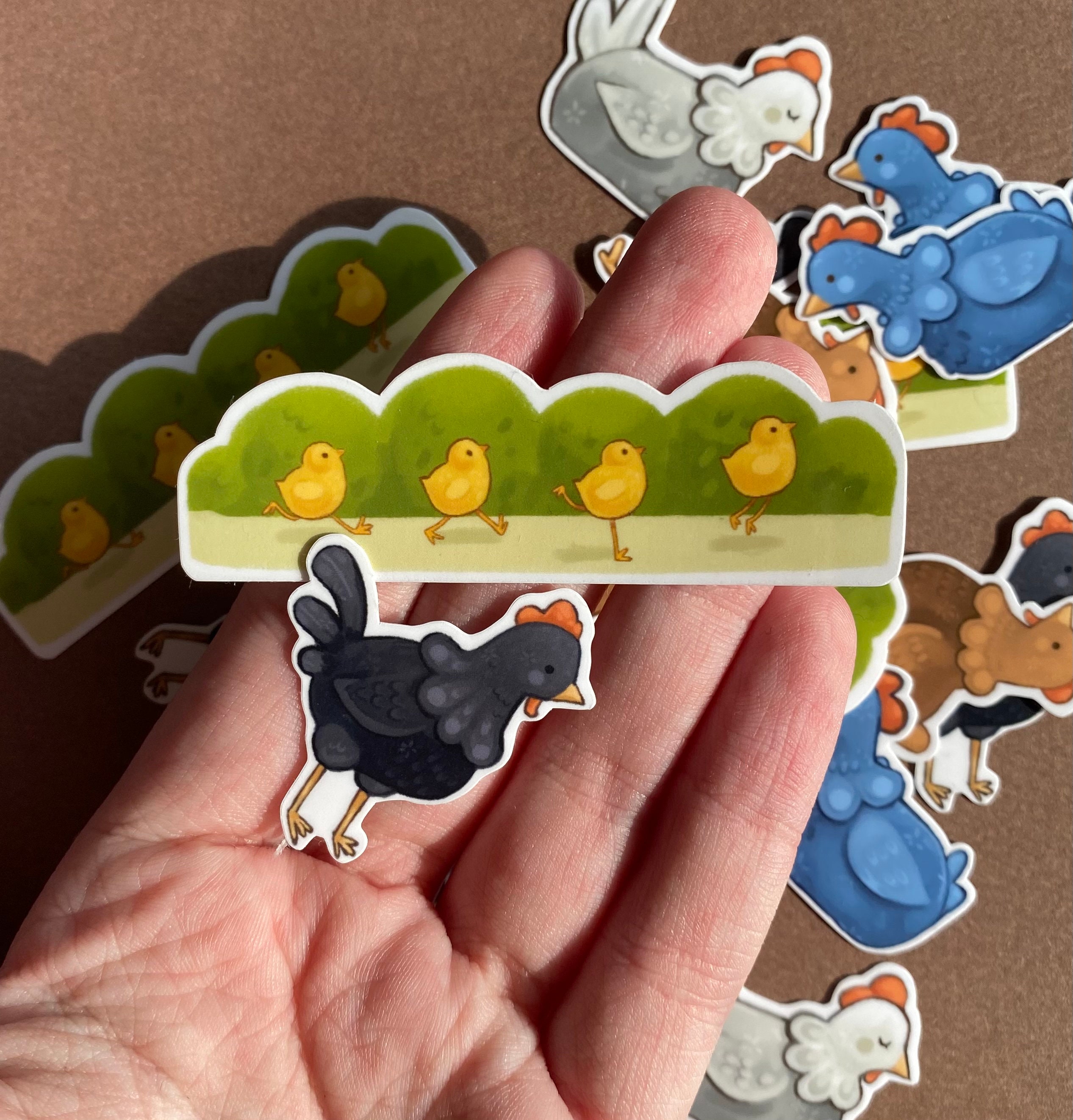 Chicken Sticker Pack / Vinyl Sticker / Laptop Sticker / Farm Animal ...