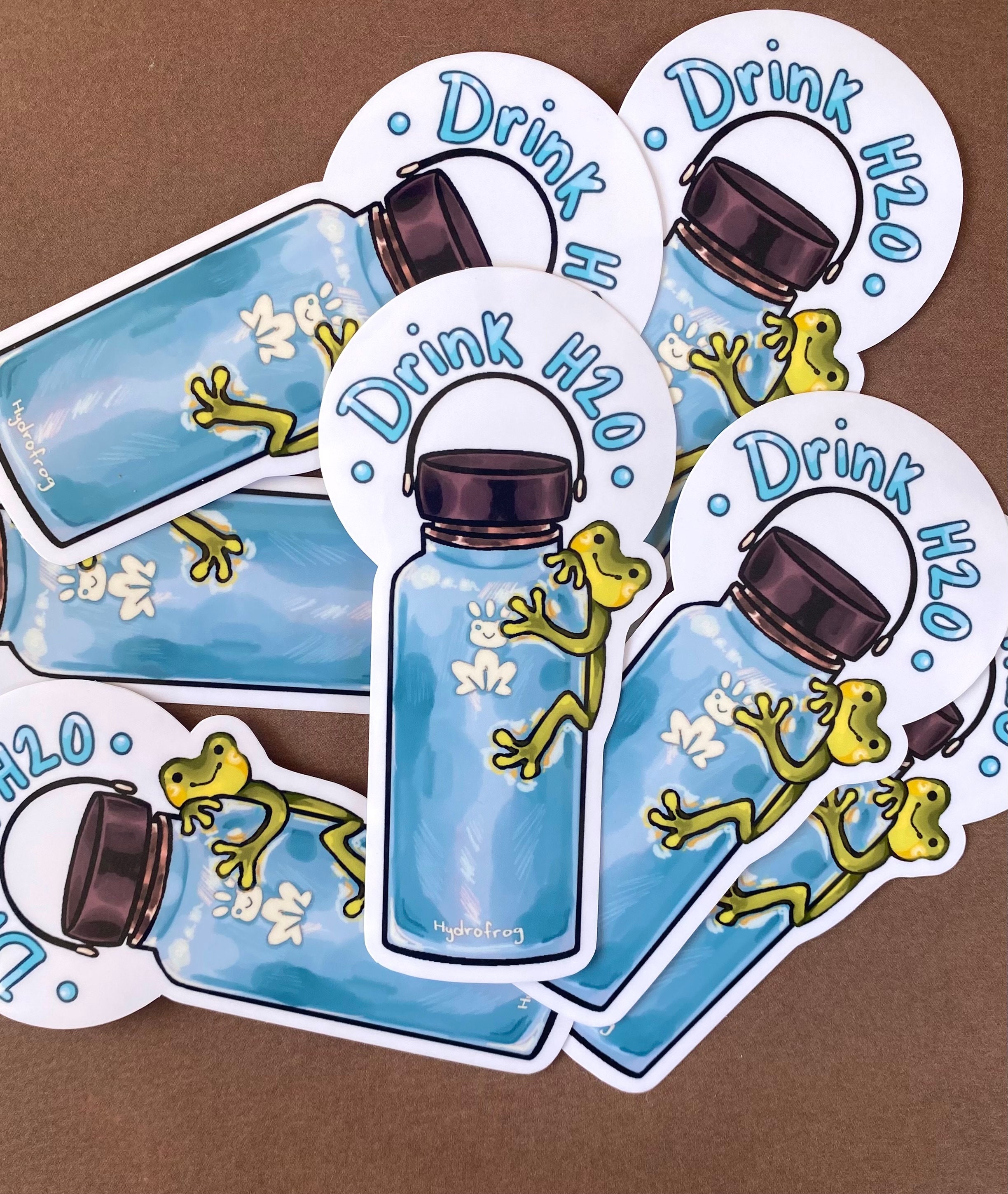 Hydrofrog! Frog Sticker / Vinyl Sticker / Laptop Sticker / Frogcore ...