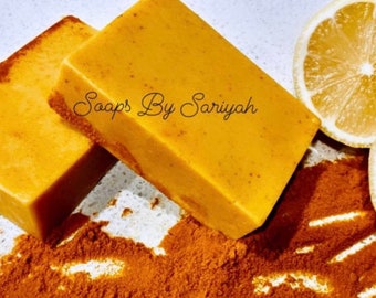 Savon au curcuma/ Barre de savon Kojic Curcuma