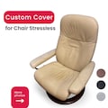 Custom Chair Cover – Stressless Armchairs Cover, Stretch Spandex Slipcover for Desk, Office, Recliner Protector