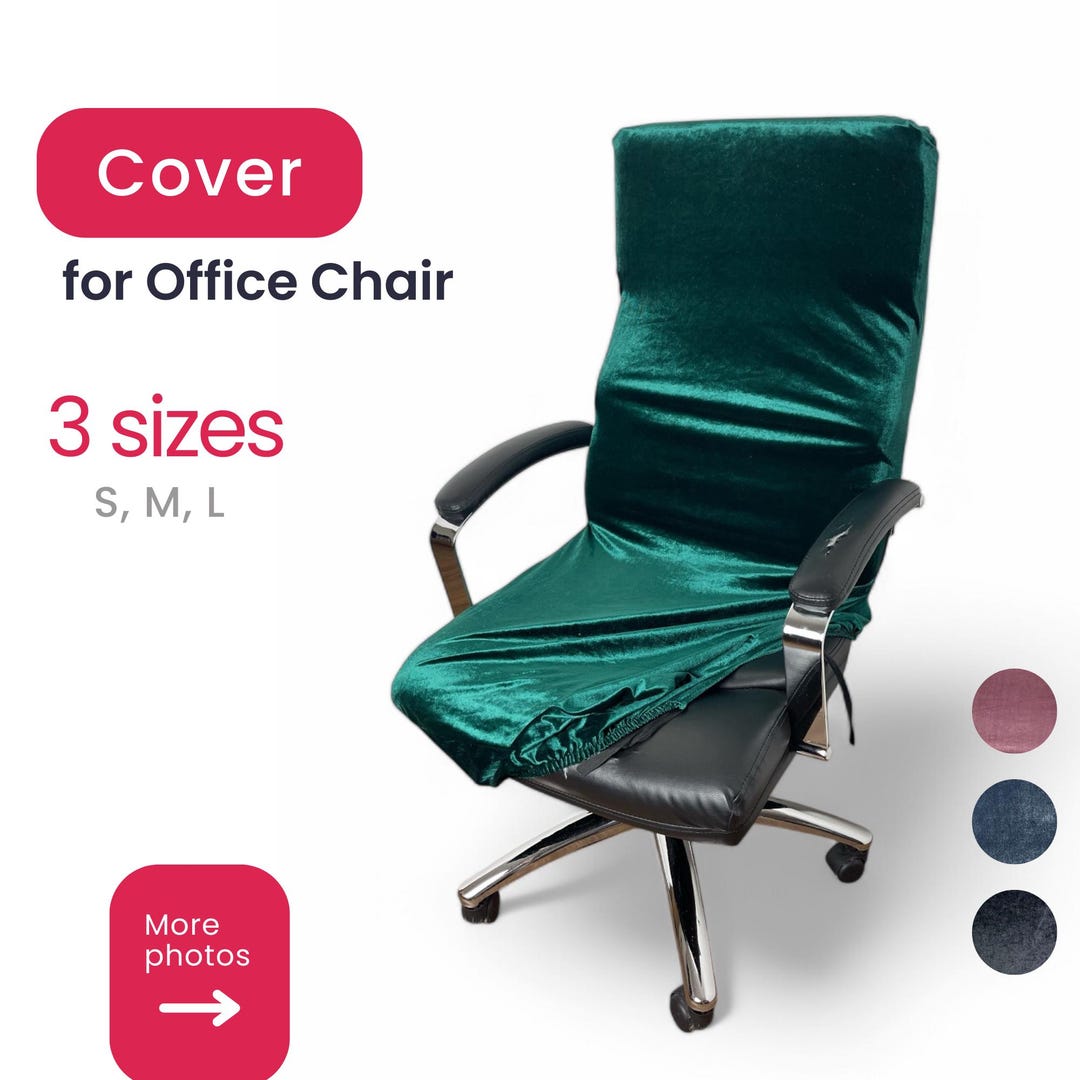 Office Chair Washable Cover Computer Desk Chair Stretch Slipcover Chair ...