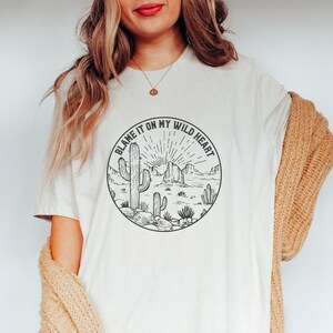 Wild Heart Boho Shirt, Cowgirl T-Shirt, Wild west Shirt, Western Graphic Tee, Country Concert Shirt, Southwest Shirt, Western Clothing