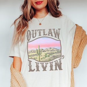 Outlaw Country T-Shirt, Rodeo Shirt, Saddle Up Shirt, Cowboy T-Shirt, Boho Cowgirl Clothing, Western Wear Shirt, Country Girl Shirt