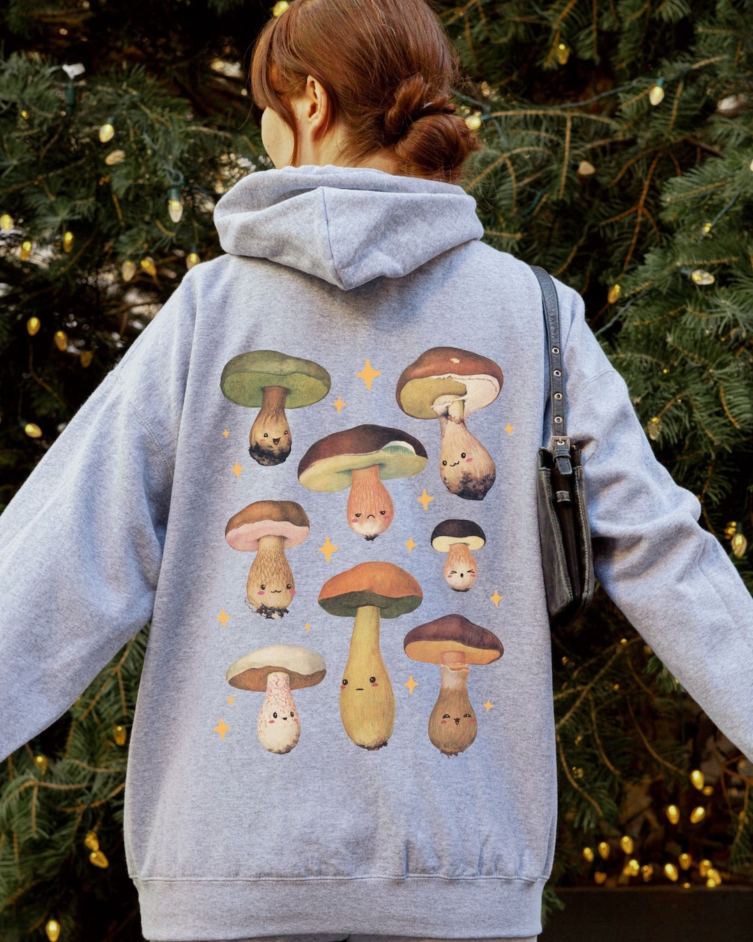 Magic Mushroom Hoodie, Cottagecore Hoodies , Mushroom Sweatshirt, Retro