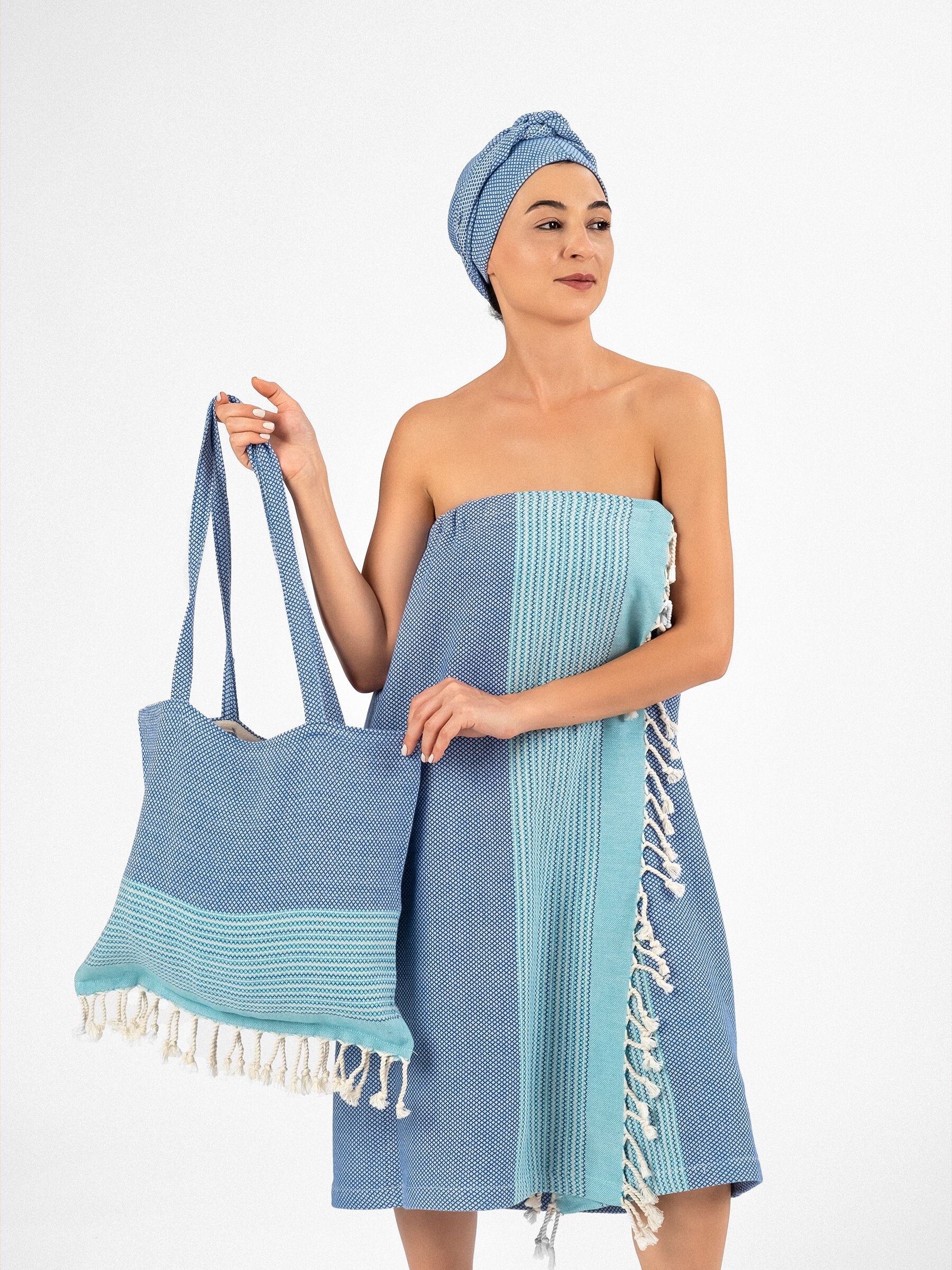 Towel with velcro fastening hotsell