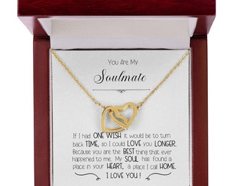 You Are My Soulmate (Interlocking Hearts Necklace)