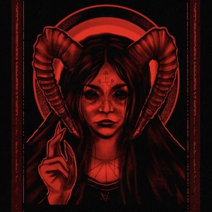 IMPRIMIR- Carta del Tarot de la Justicia, Lilith