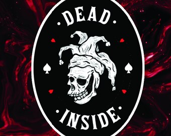 KLISTERMÄRKE - Dead Inside, Jester, Joker, Kortlek