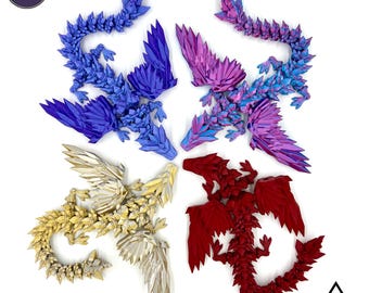 Articulated Crystal Wing Dragon